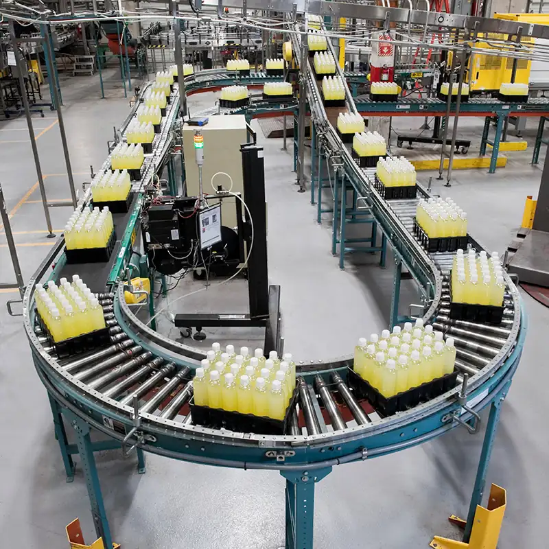 Metal Inclined Rough Top Belt Conveyor