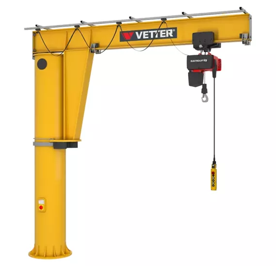 7.5 Ton Pillar Mounted Jib Crane